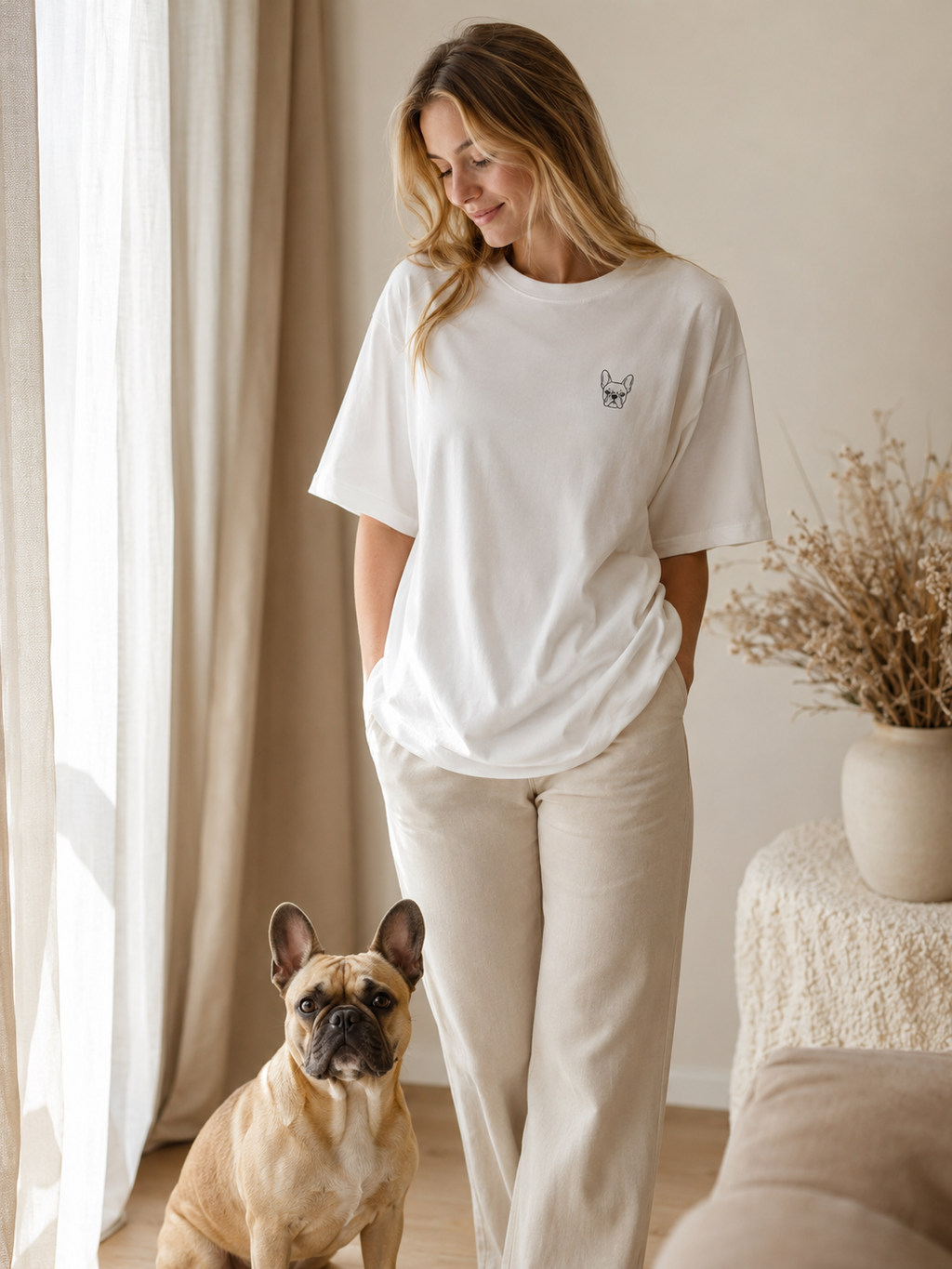 Camiseta Mujer Blanca — Cuddlo Wear