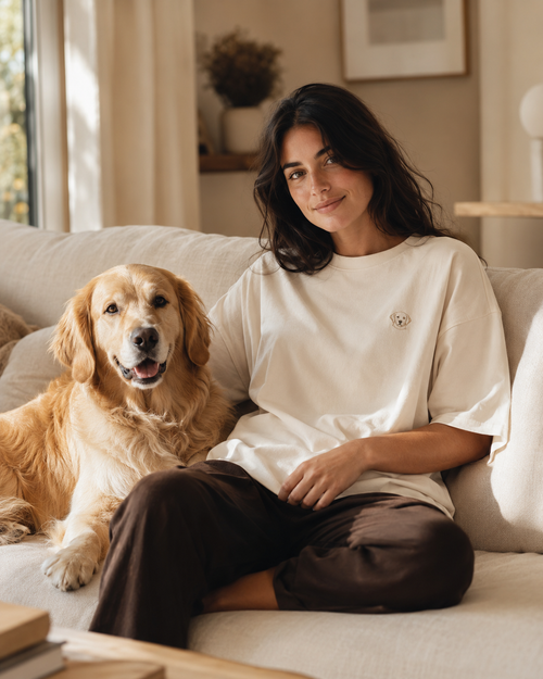 Camiseta Mujer Crema — Cuddlo Wear