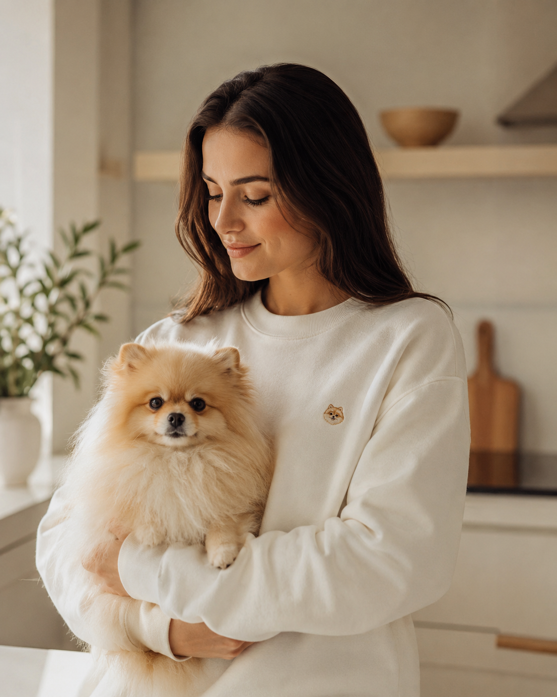 Sudadera Mujer Blanca — Cuddlo Wear