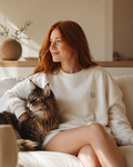 Sudadera Mujer Crema — Cuddlo Wear
